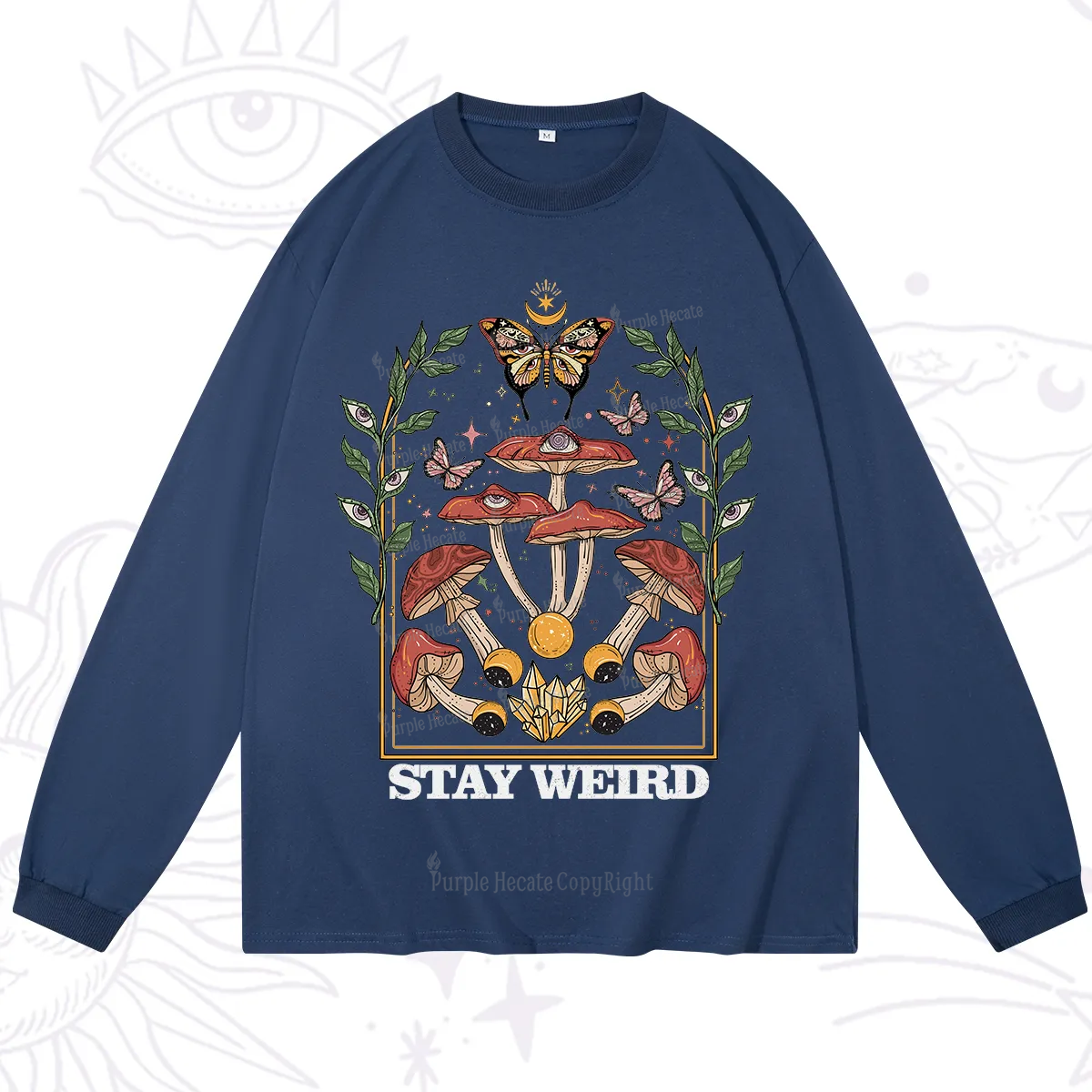 Purplehecate Stay Weird Long Sleeve T-Shirt