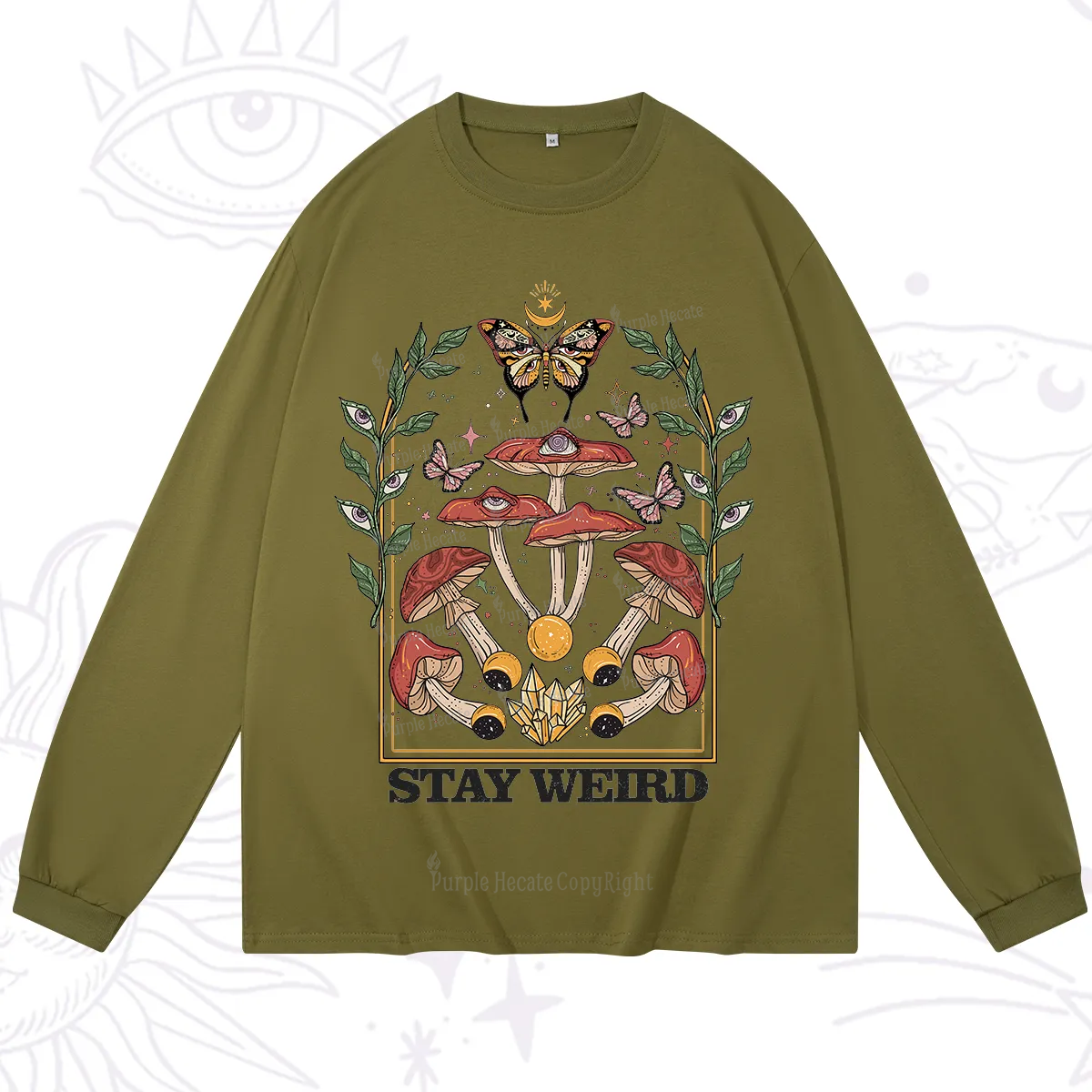 Purplehecate Stay Weird Long Sleeve T-Shirt
