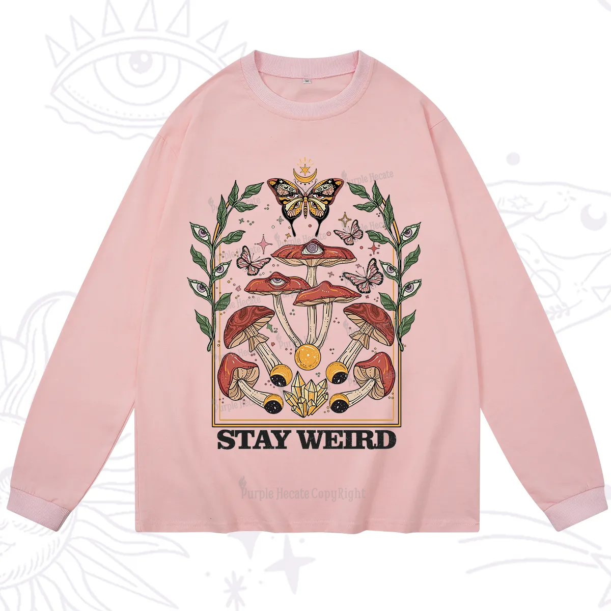 Purplehecate Stay Weird Long Sleeve T-Shirt