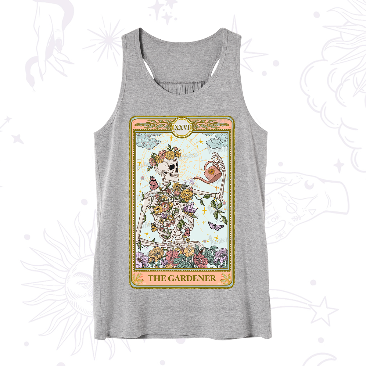 Purplehecate The Skeleton Gardener Tarot Tank
