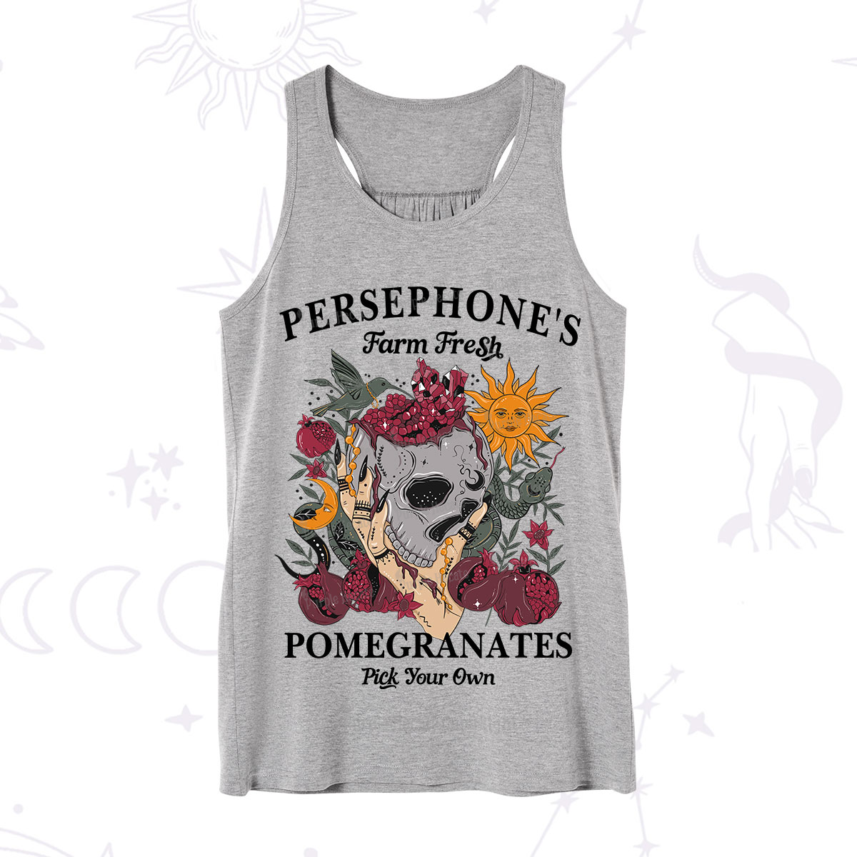 Purplehecate Persephone's Farm Fresh Pomegranates Pick Your Own Tank