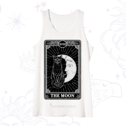 Purplehecate The Moon Tarot Card Tank