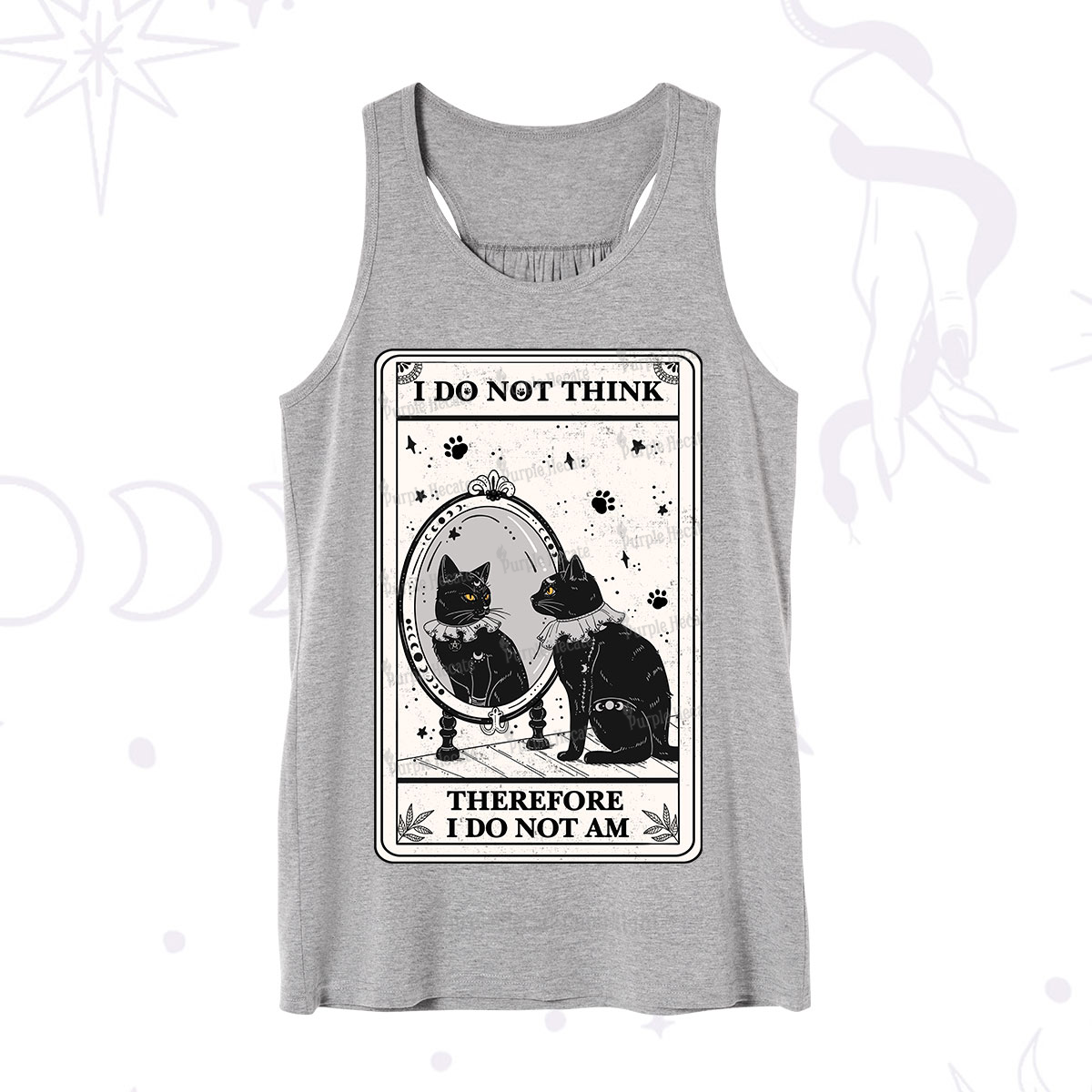 Purplehecate The I Do Not Think Therefore I Do Not Am Oracle Card Tank