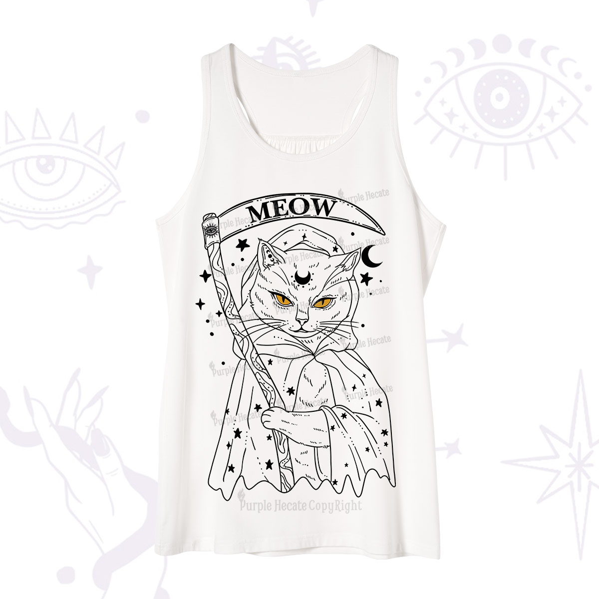 Purplehecate Grim Meow Reaper Tank