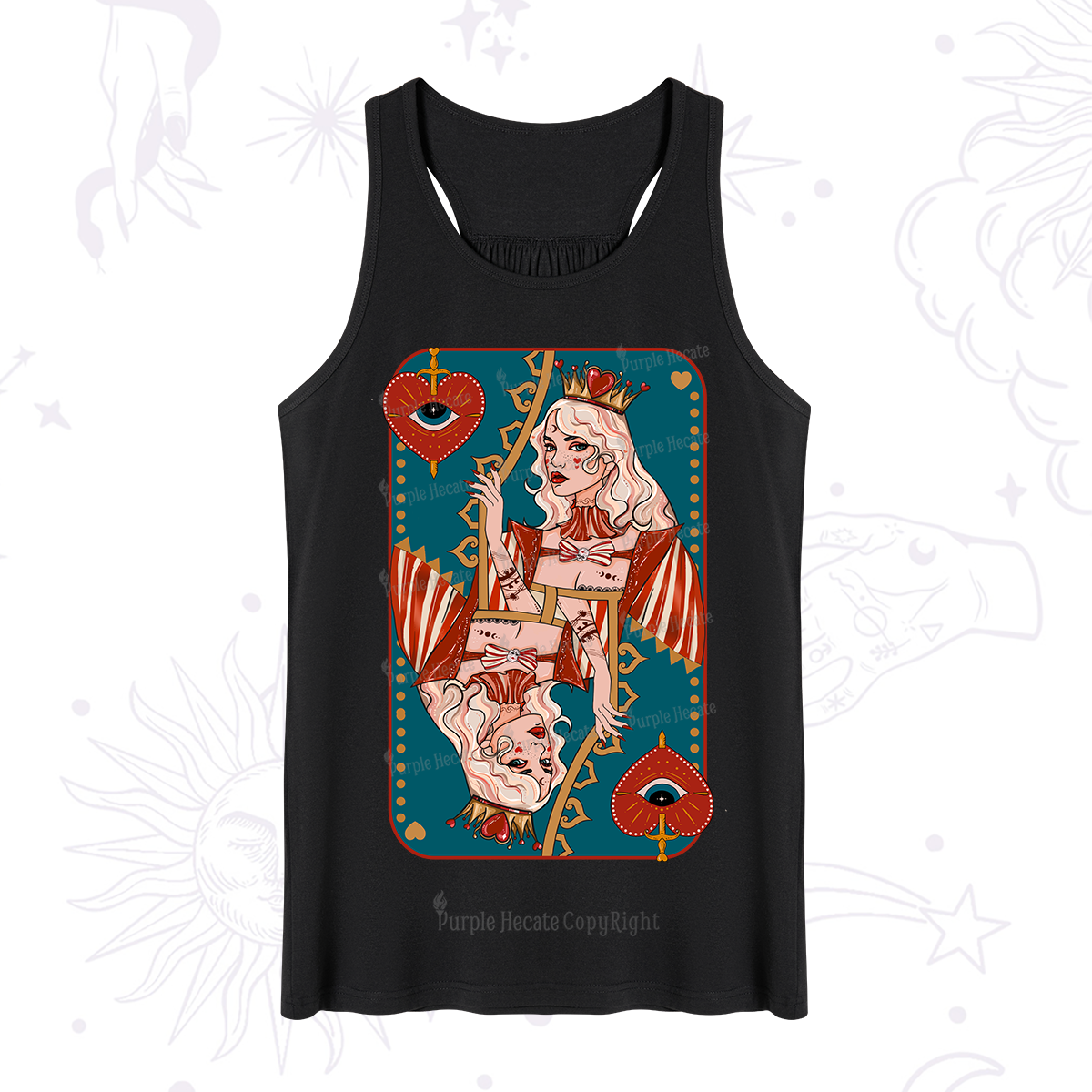 Purplehecate Mystic Queen of Hearts Tank