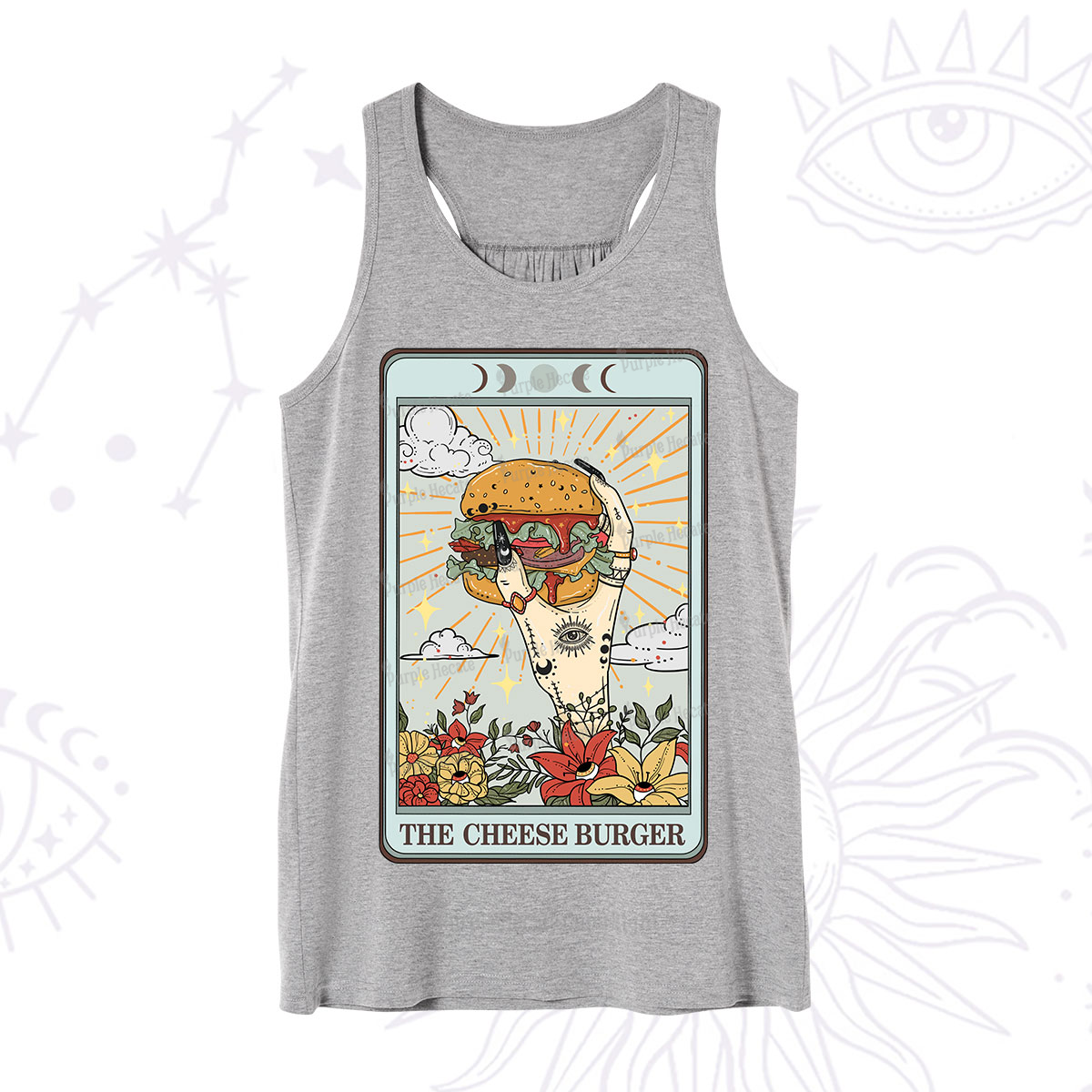 Purplehecate The Cheese Burger Tarot Tank