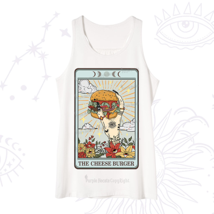 Purplehecate The Cheese Burger Tarot Tank