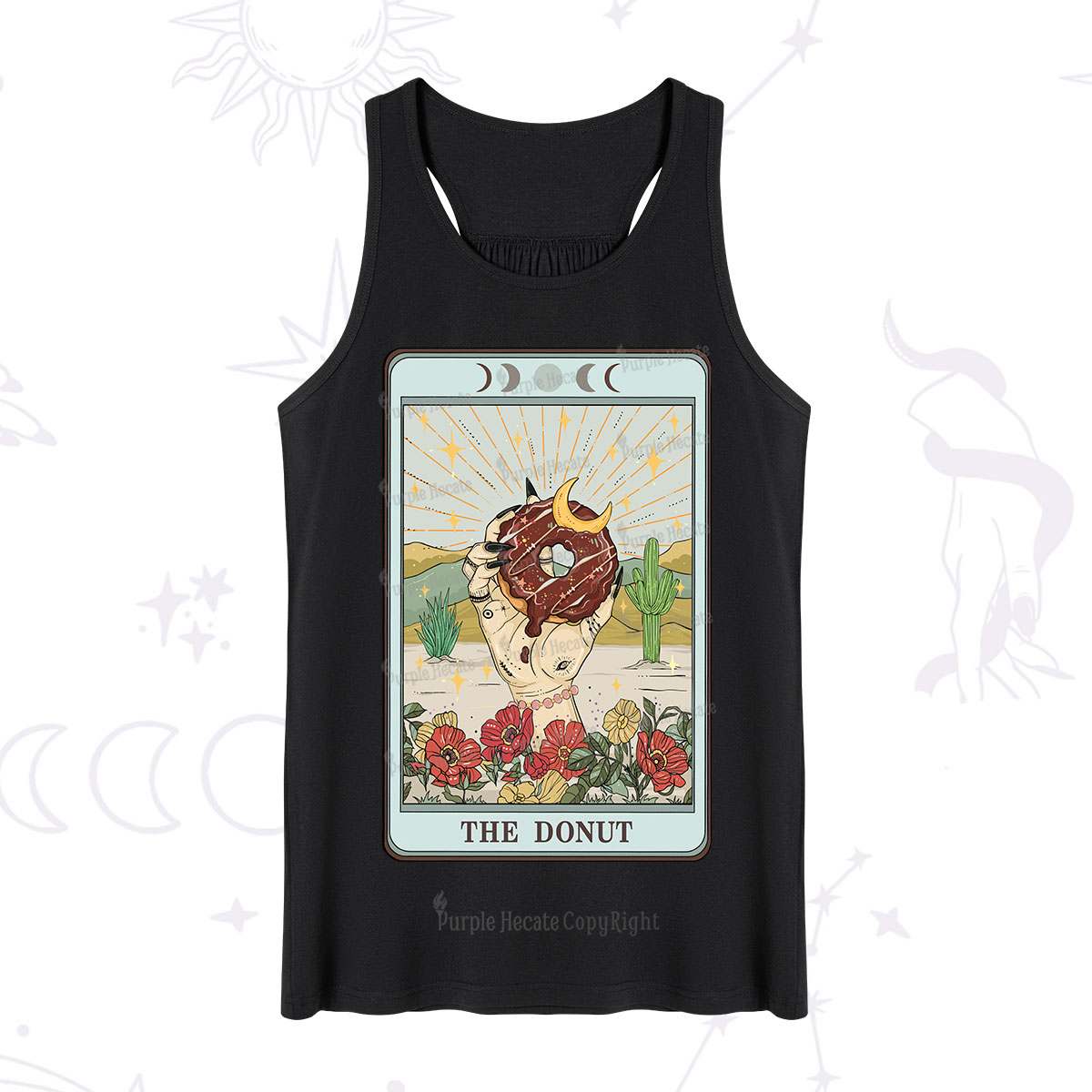 Purplehecate The Donut Tarot Tank