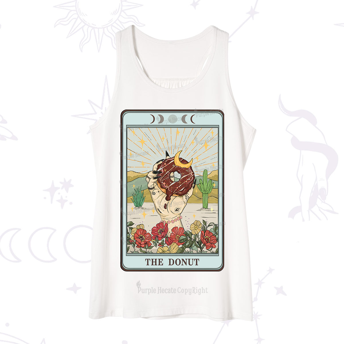 Purplehecate The Donut Tarot Tank