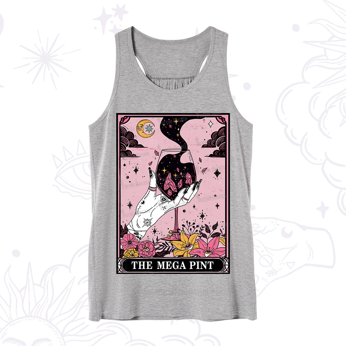 Purplehecate The Mega Pint Tarot Card Tank