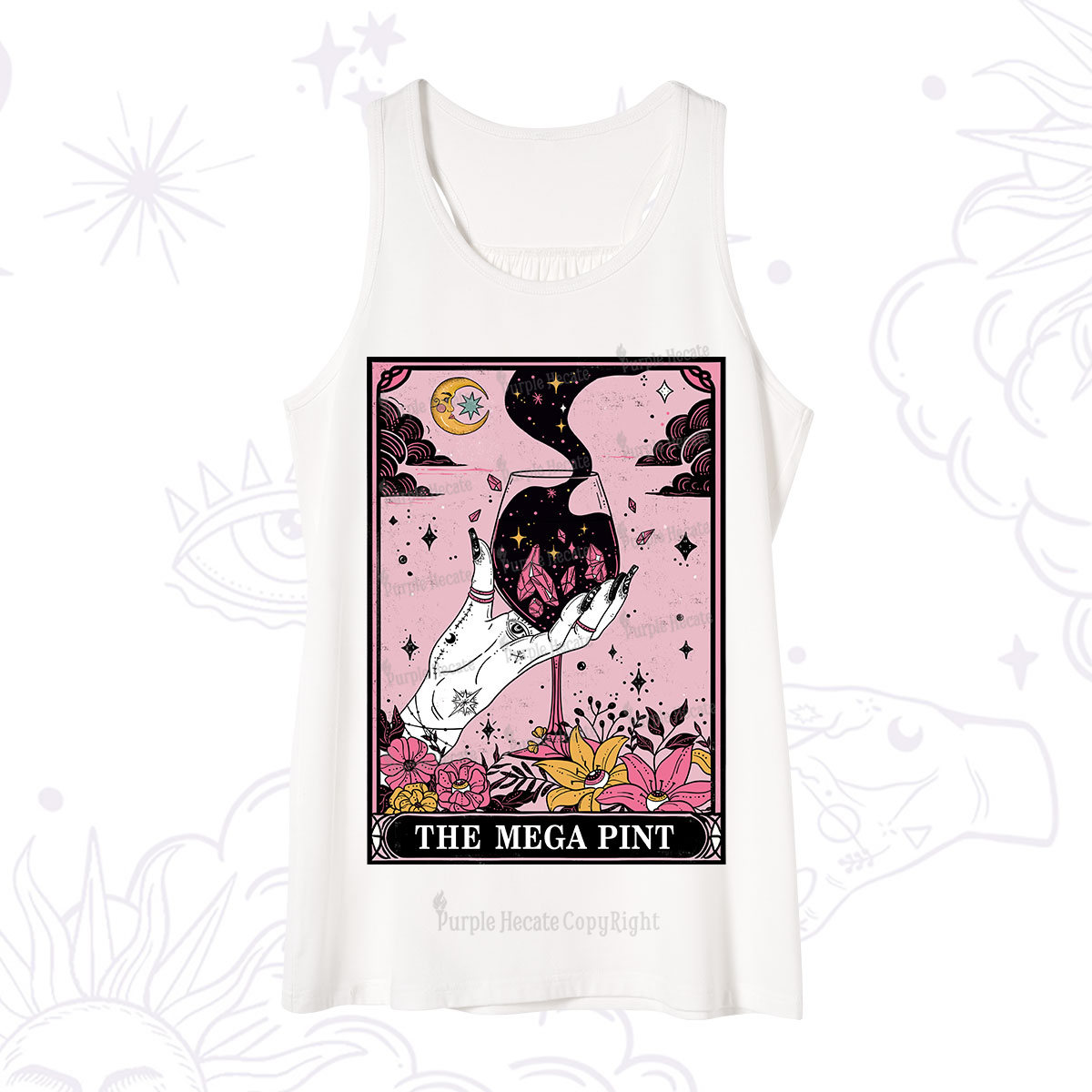 Purplehecate The Mega Pint Tarot Card Tank
