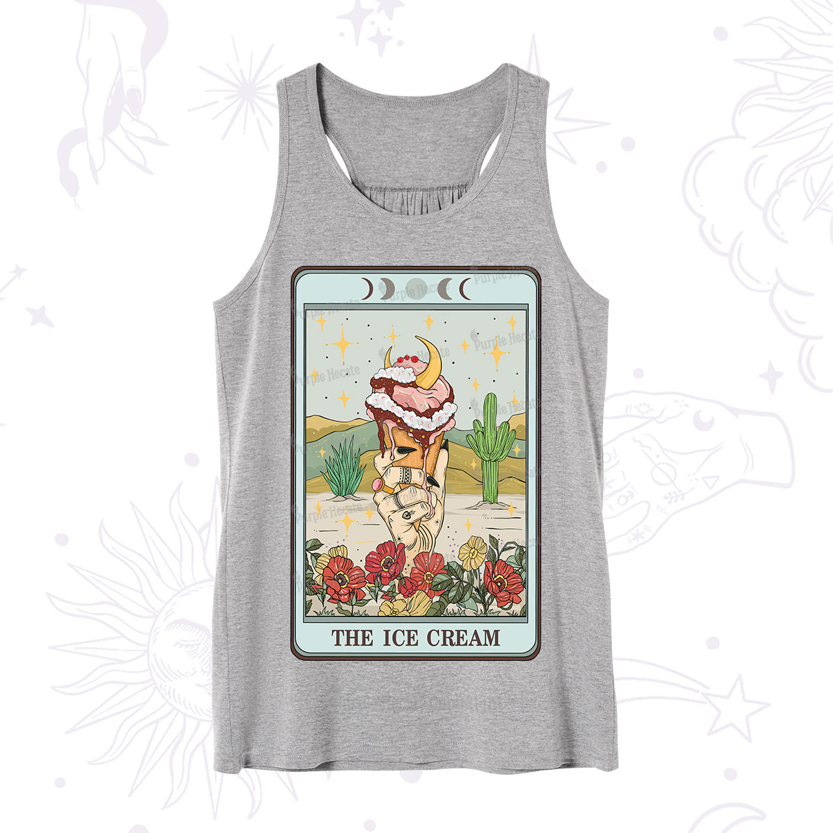 Purplehecate The Ice Cream Tarot Tank