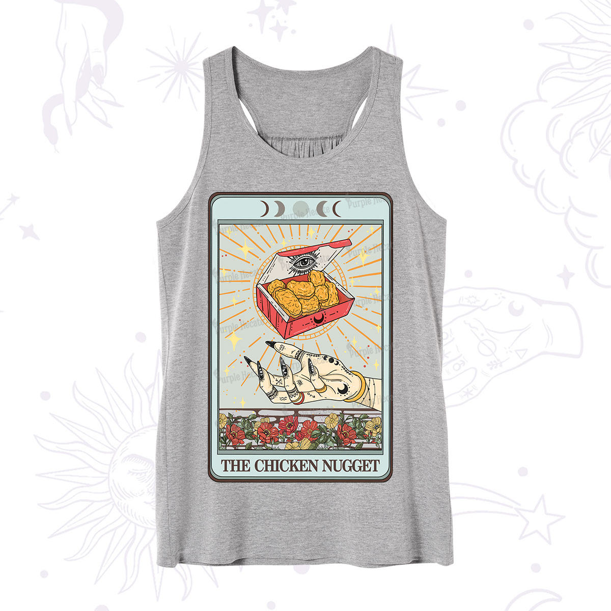 Purplehecate The Chicken Nugget Tarot Card Tank