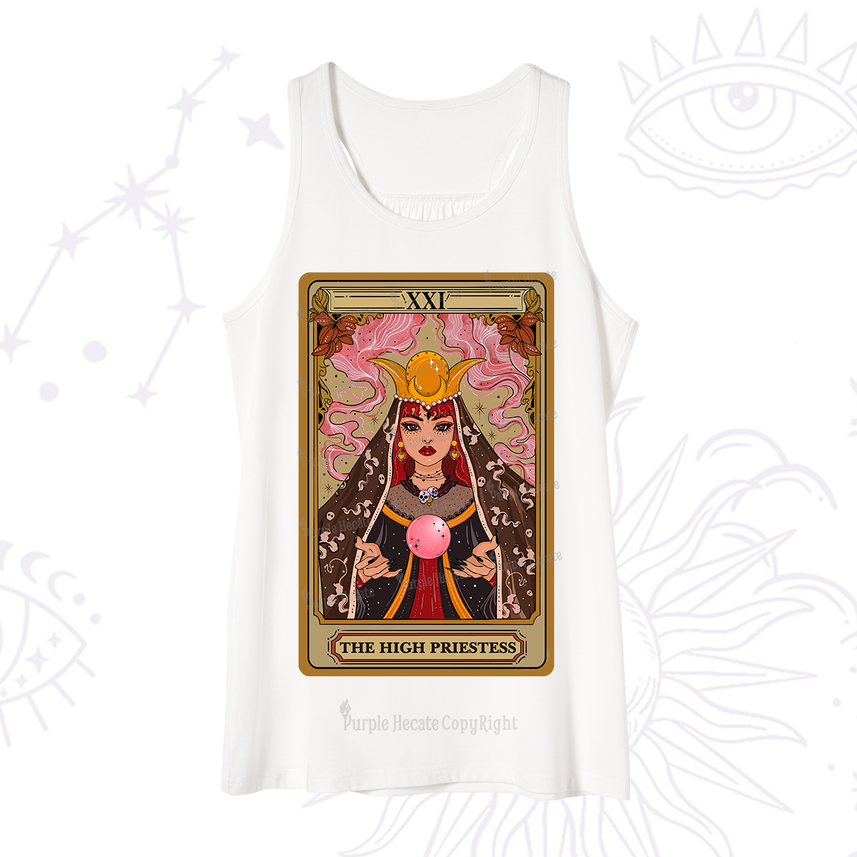 Purplehecate The High Priestess Prophecy Tarot Tank