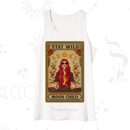 Purplehecate The Stay Wild Moon Child Oracle Card  Tank