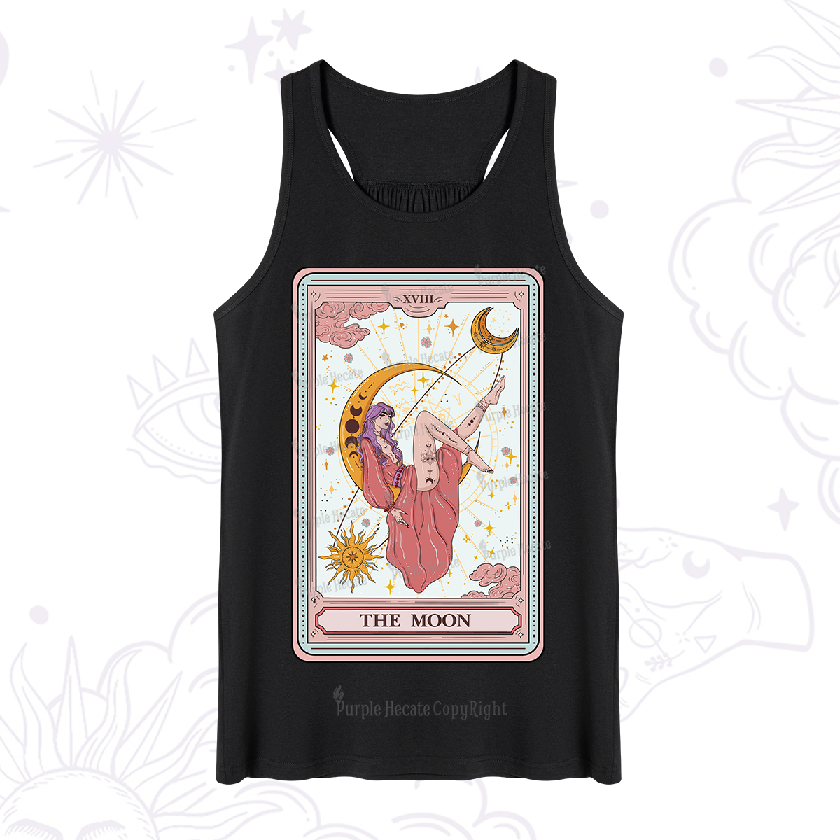 Purplehecate The Moon Tarot Tank
