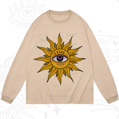 Purplehecate Eye of the Sun Long Sleeve T-Shirt