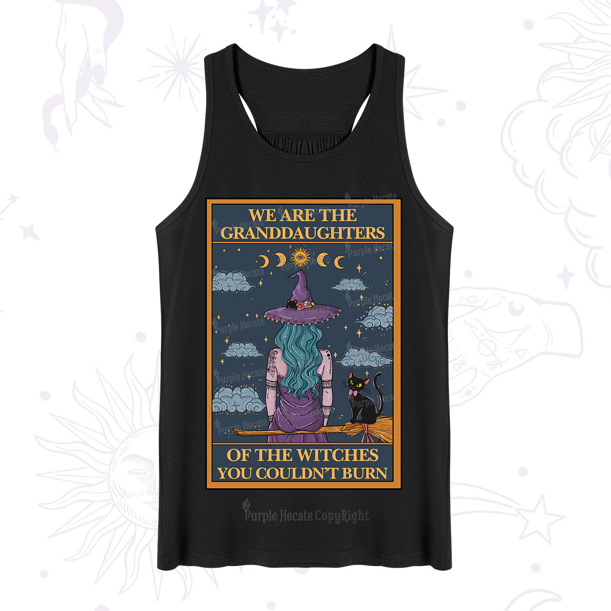 Purplehecate The Witches You Couldn't Burn Oracle Card Tank