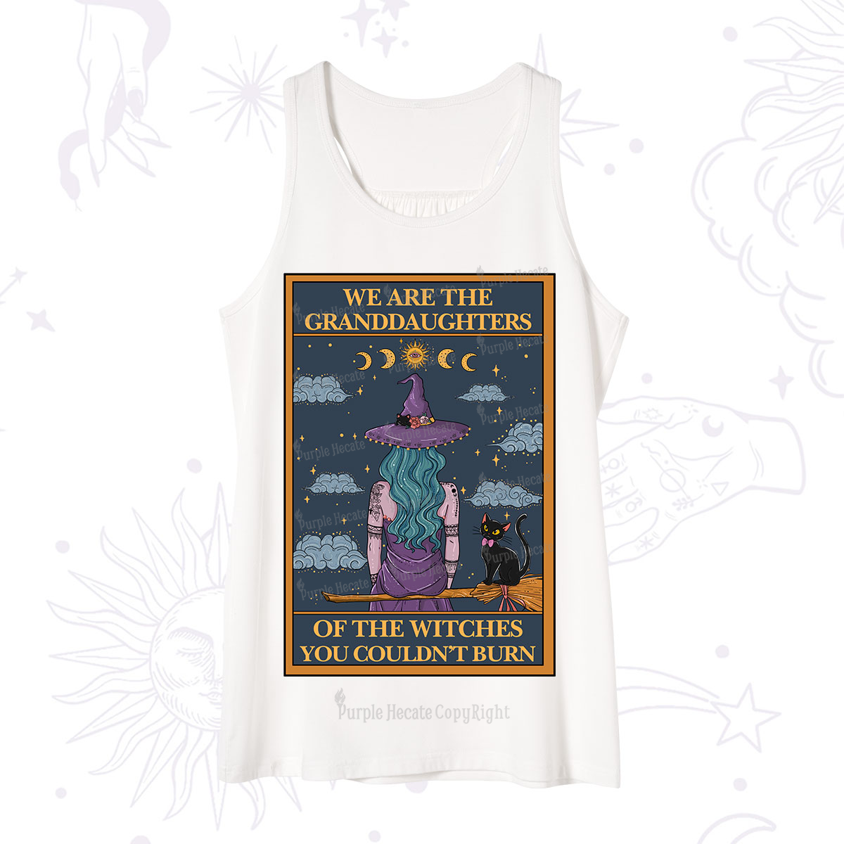 Purplehecate The Witches You Couldn't Burn Oracle Card Tank