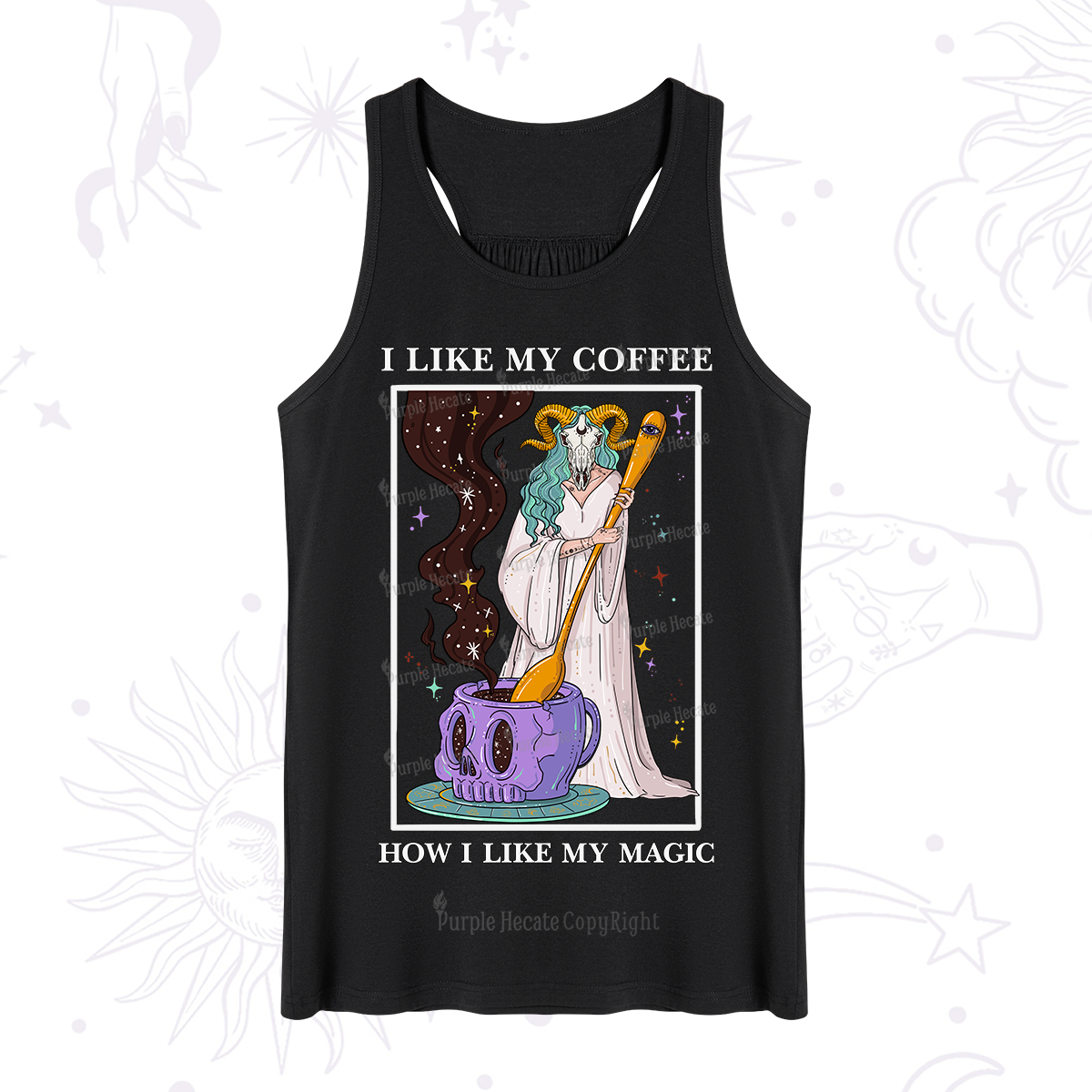 Purplehecate I Like My Coffee How I Like My Magic Tank