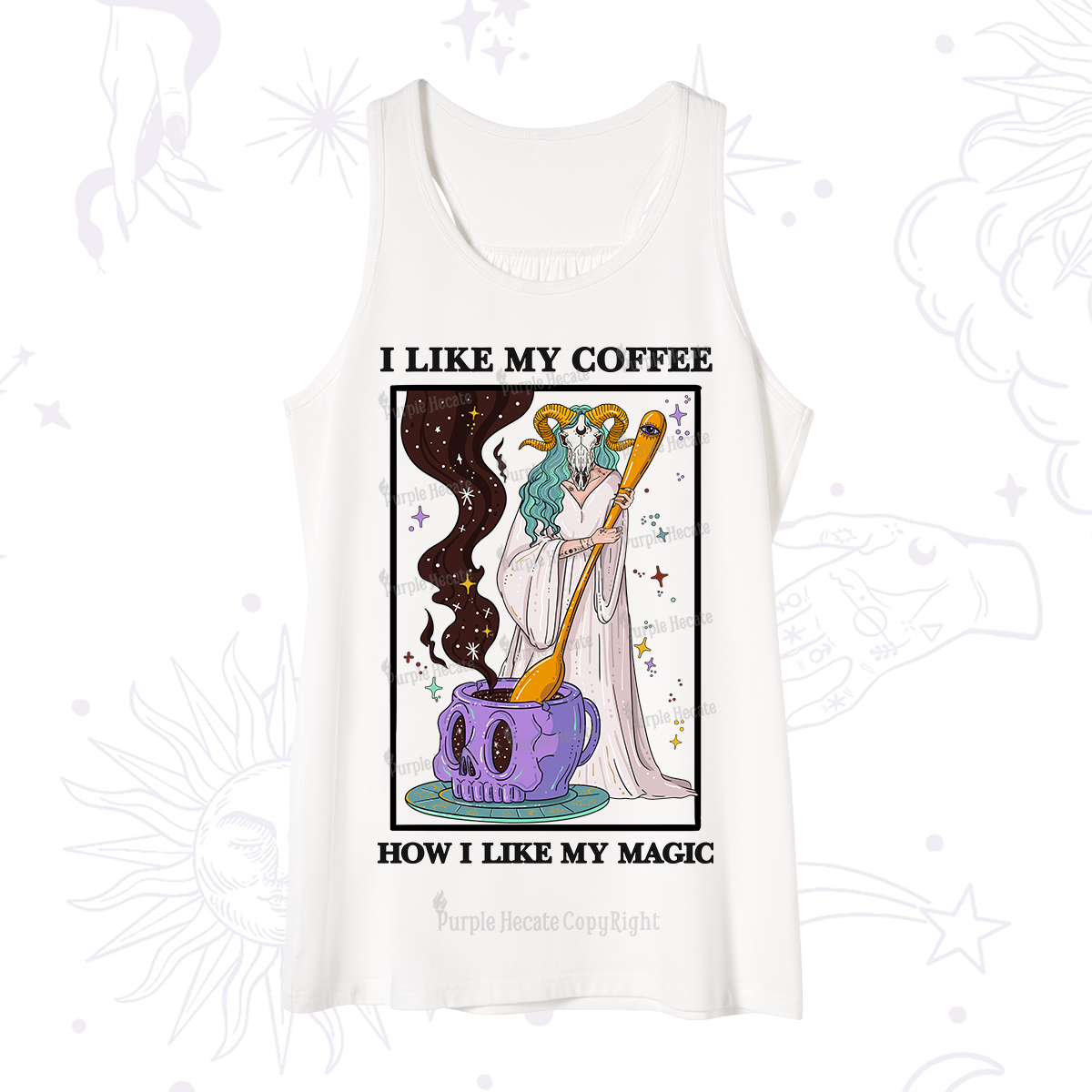Purplehecate I Like My Coffee How I Like My Magic Tank