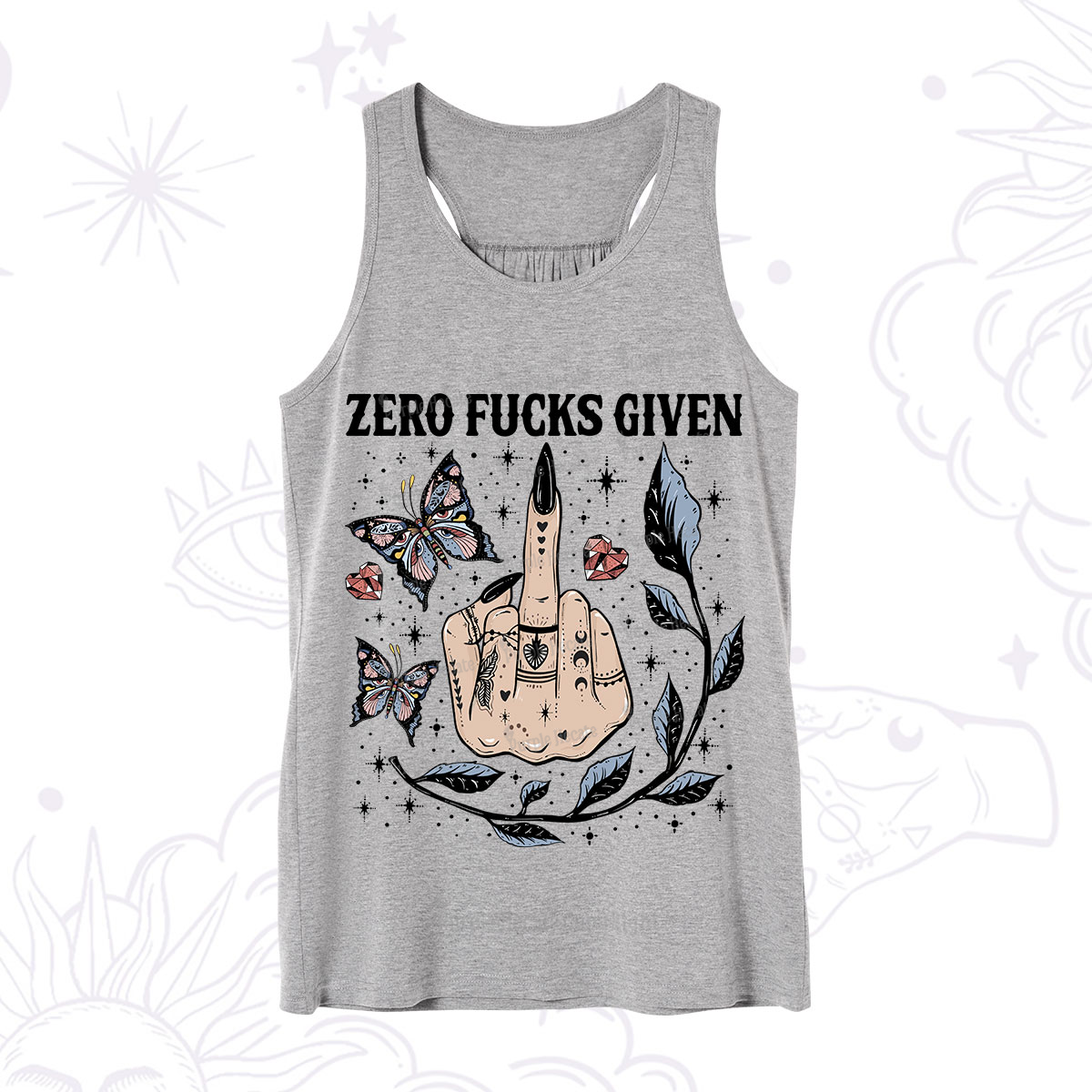 Purplehecate Zero Fucks Given Tank