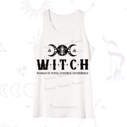 Purplehecate Hecate Woman in Total Control of Herself Tank
