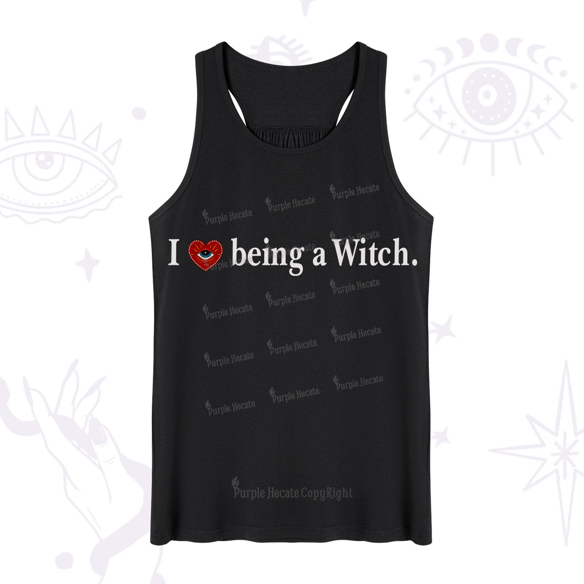 Purplehecate I Being A Witch Tank