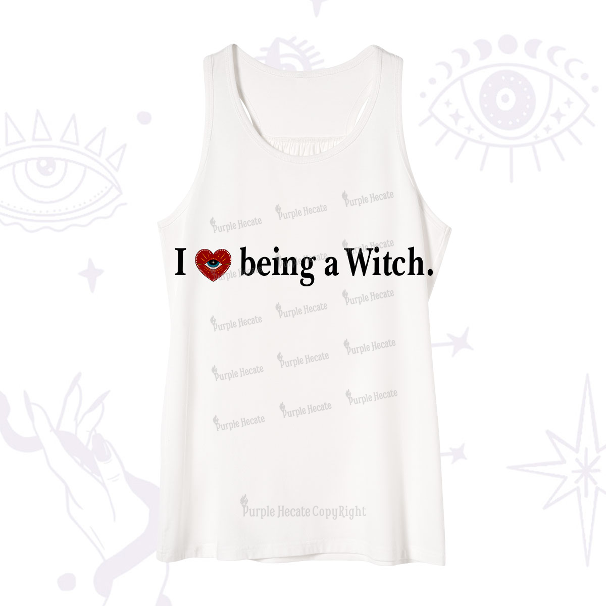 Purplehecate I Being A Witch Tank