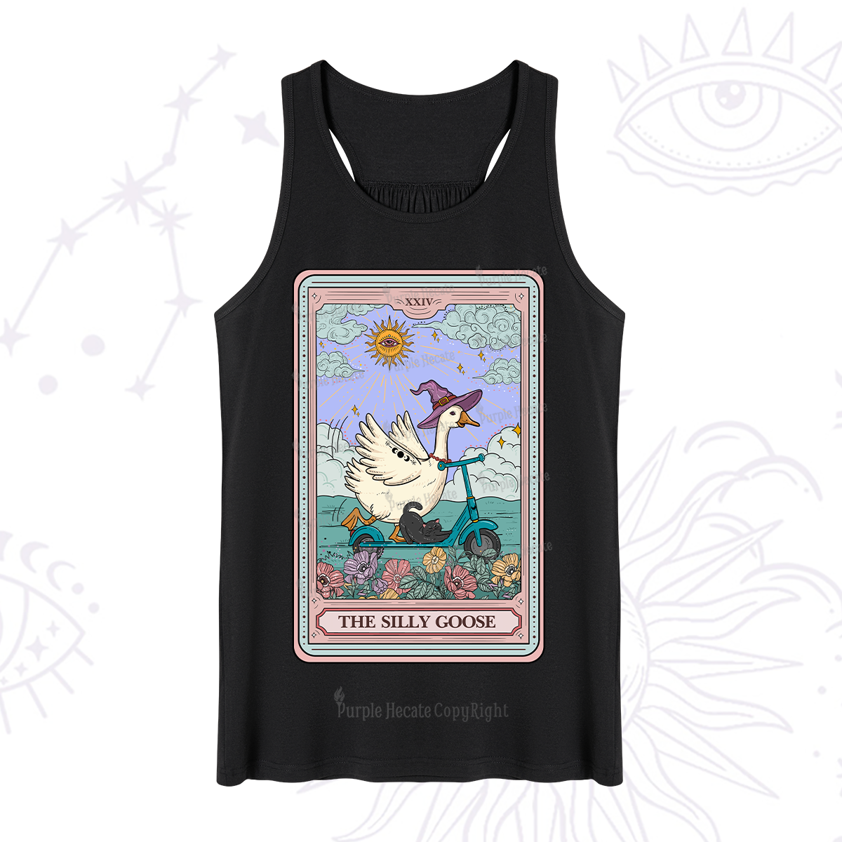 Purplehecate The Silly Goose Tarot Card Tank