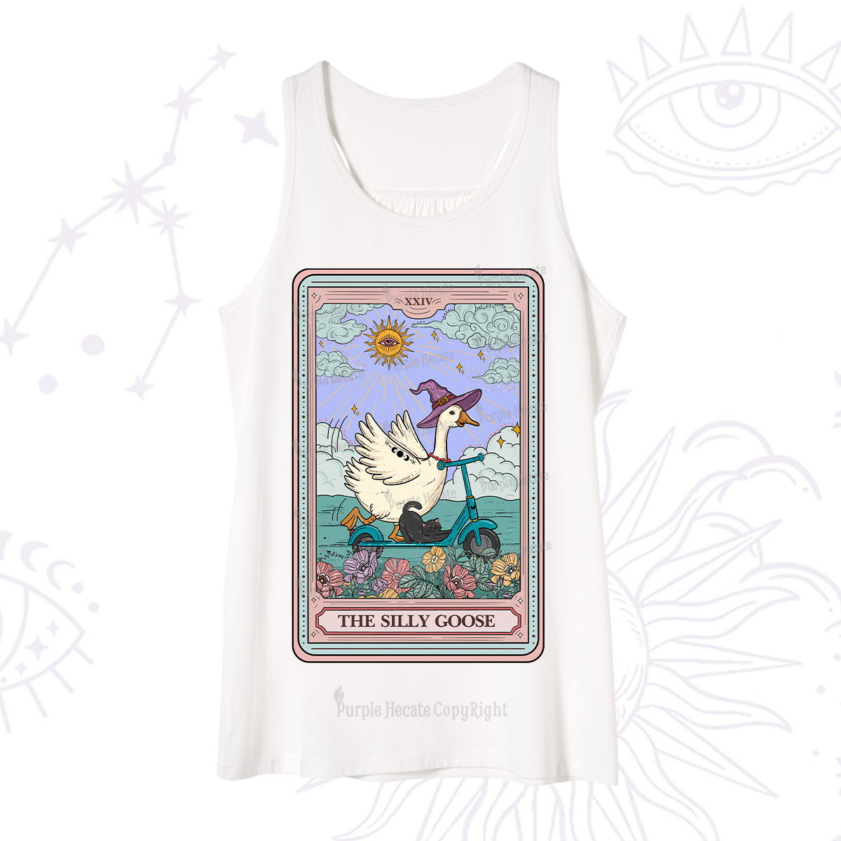 Purplehecate The Silly Goose Tarot Card Tank