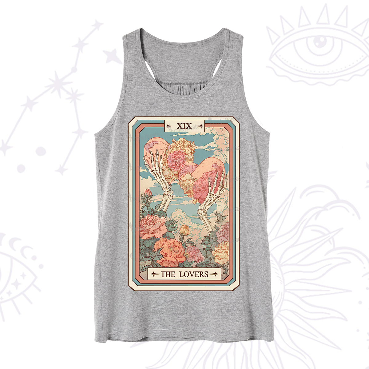 Purplehecate The Lovers Undying Heart Tarot Tank