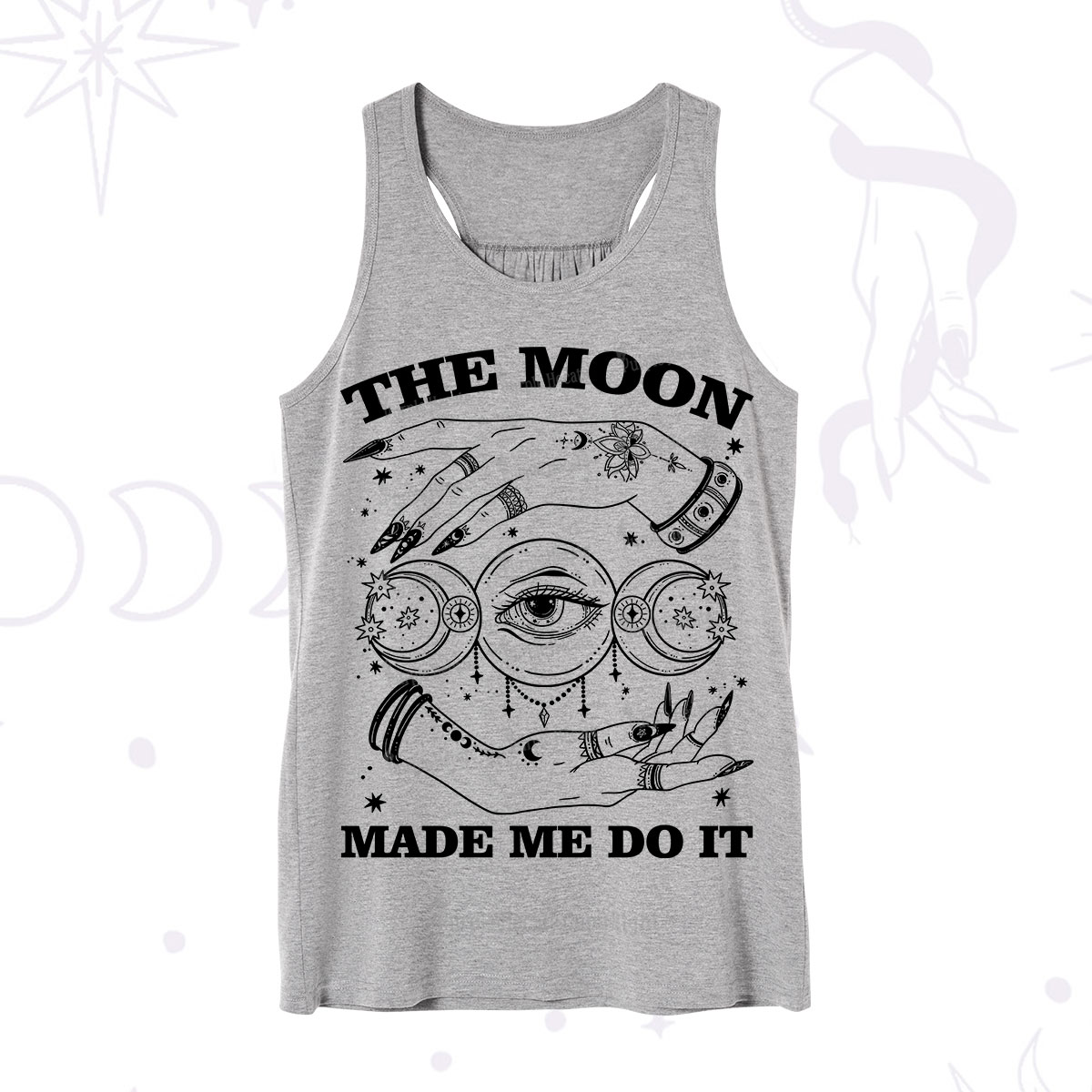 Purplehecate Funny The Moon Made Me Do It Tank