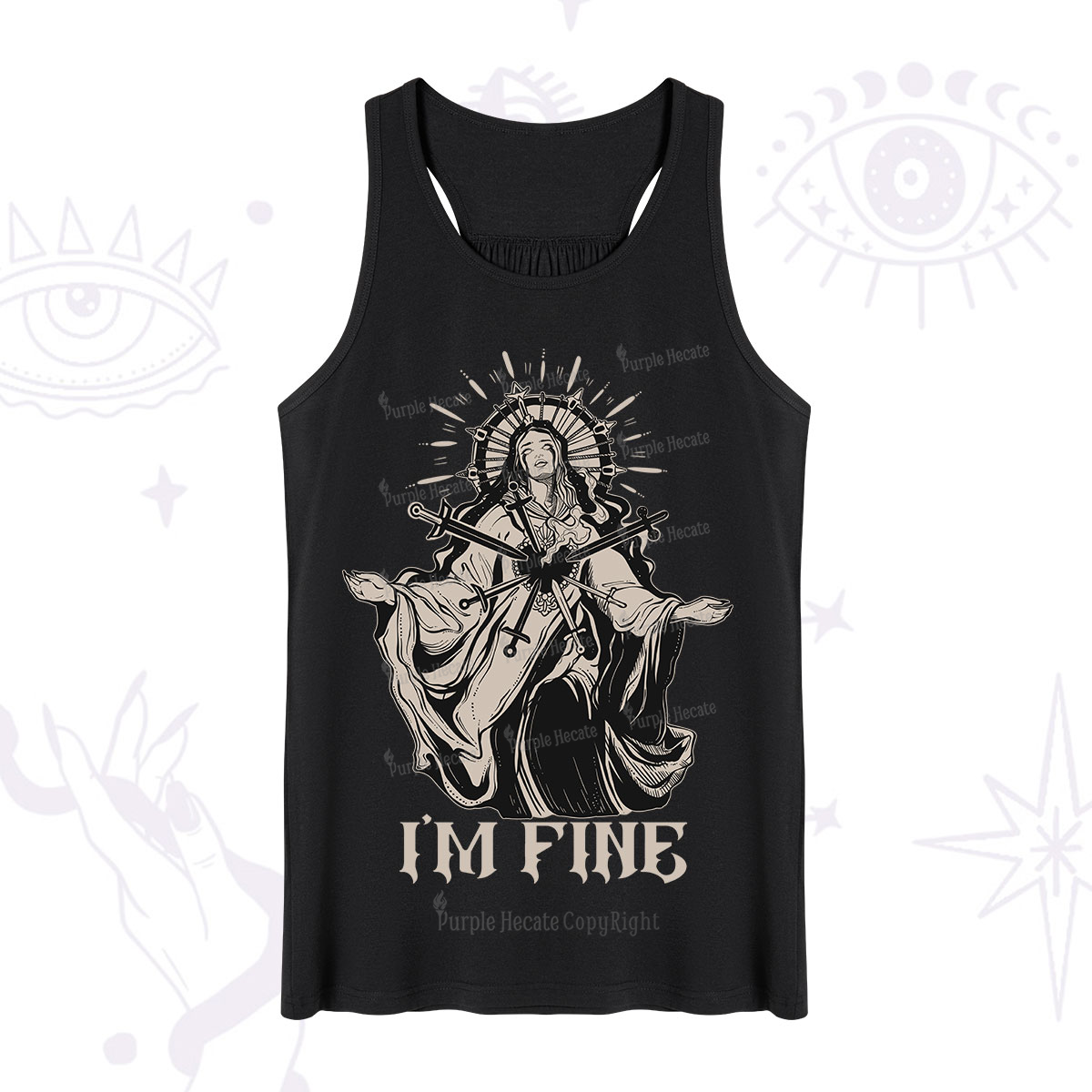 Purplehecate I'm Fine Tank