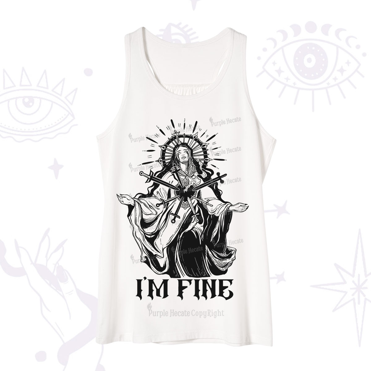Purplehecate I'm Fine Tank