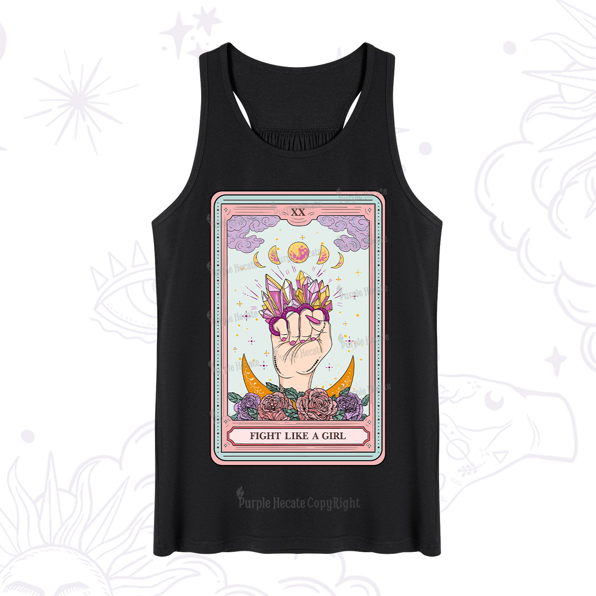 Purplehecate The Fight Like A Girl Tarot Tank