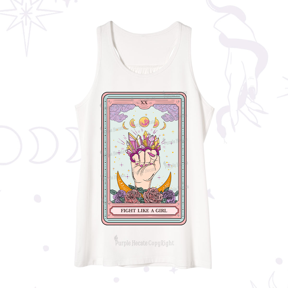 Purplehecate The Fight Like A Girl Tarot Tank
