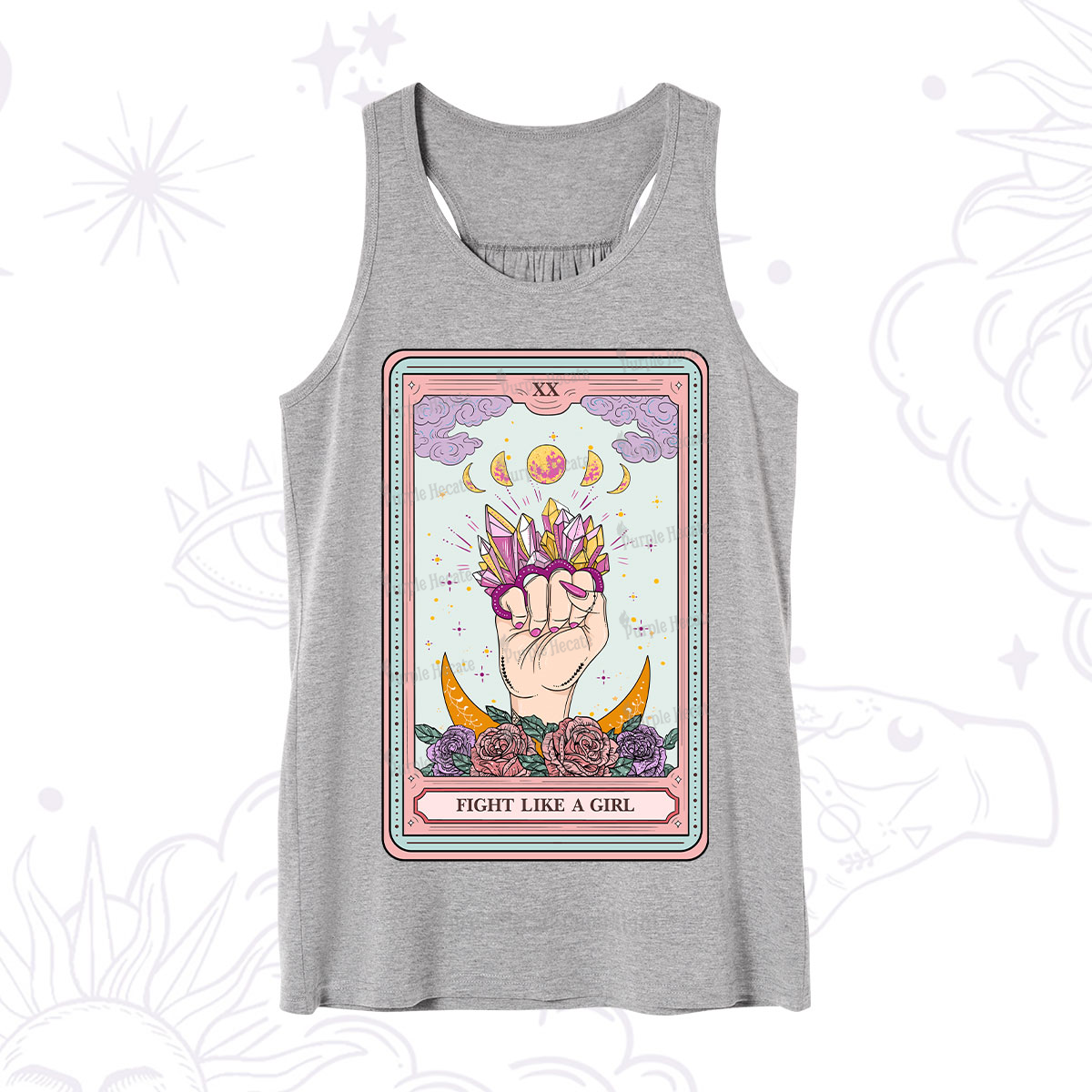 Purplehecate The Fight Like A Girl Tarot Tank