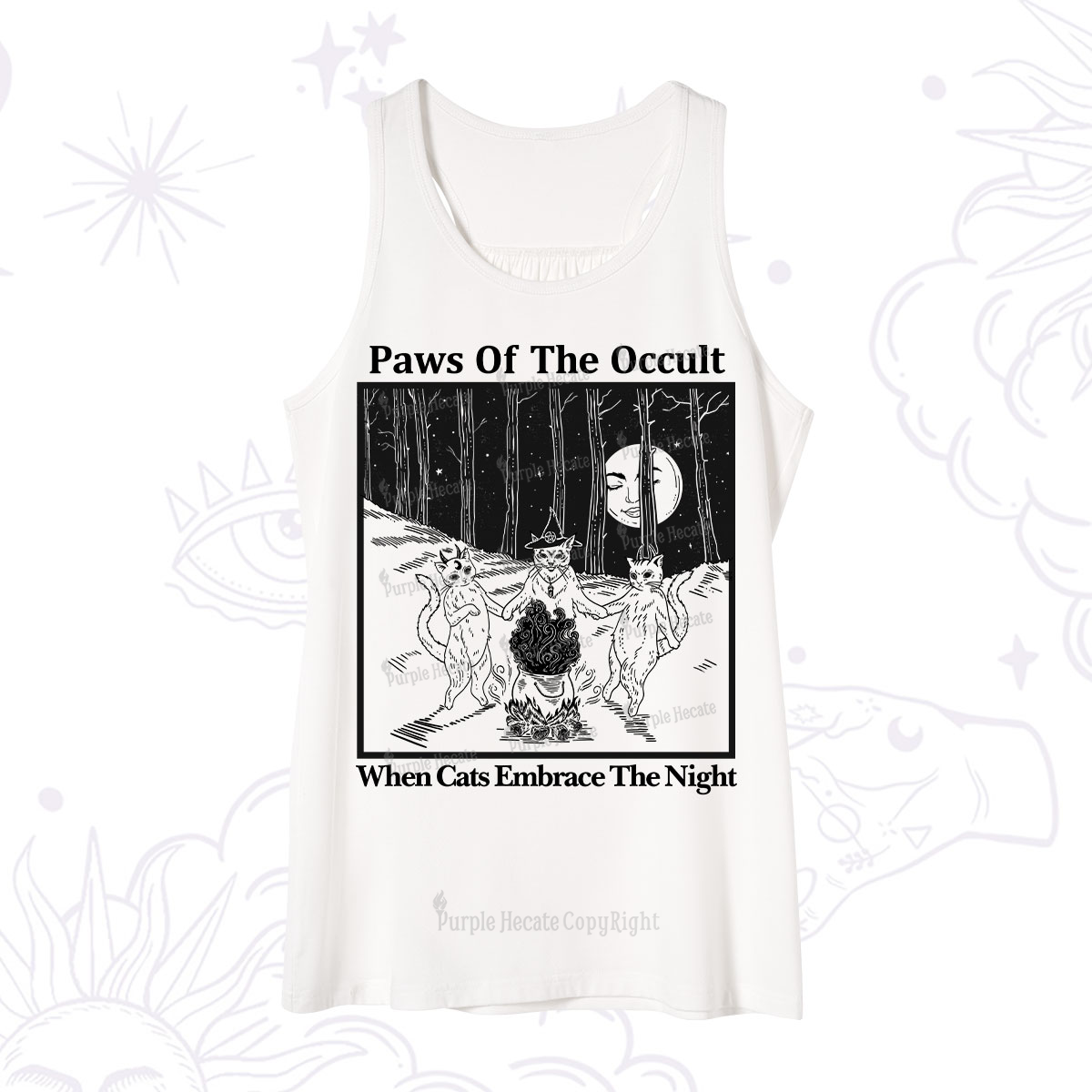 Purplehecate Witchy Cats Tank