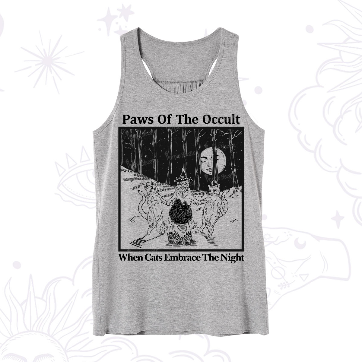 Purplehecate Witchy Cats Tank