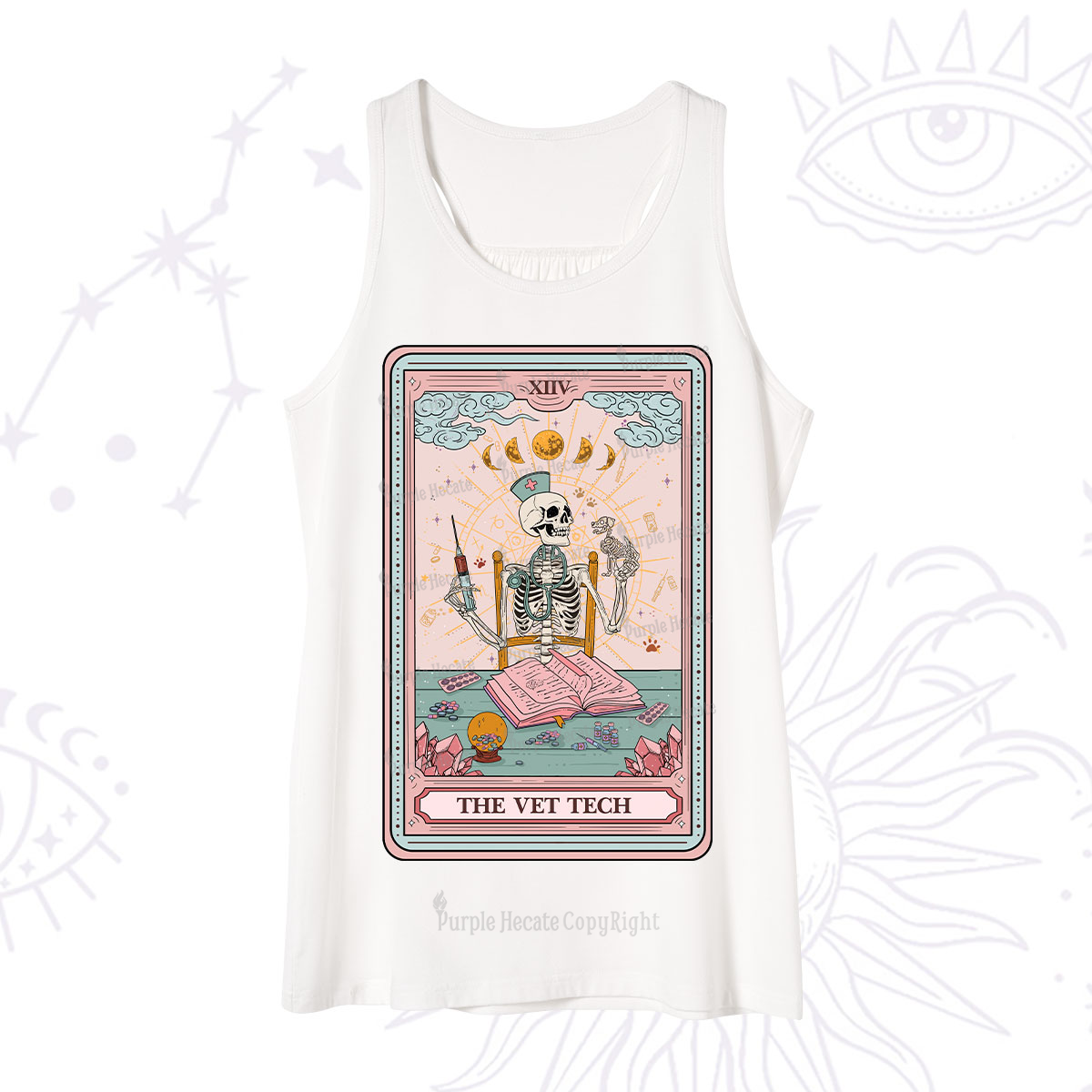 Purplehecate The Vet Tech Tarot Card Tank