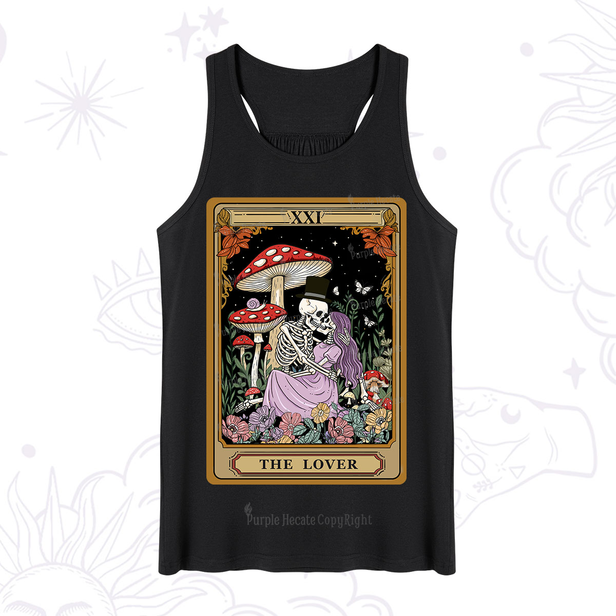 Purplehecate The Vintage Lover Tarot Tank