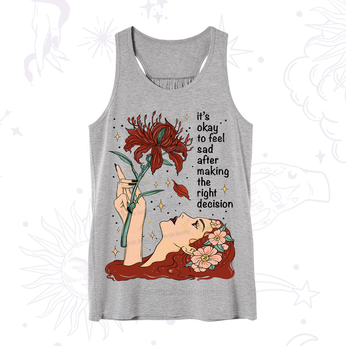 Purplehecate It's Okay To Feel Sad After Making The Right Decision Tank