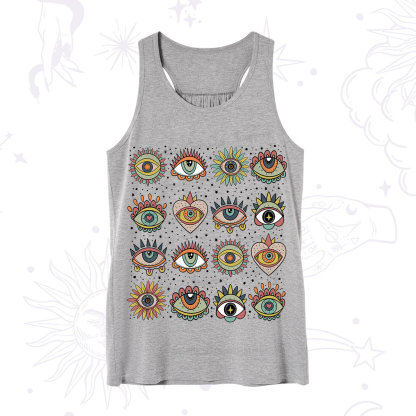 Purplehecate Mystical Evil Eye Pattern Tank
