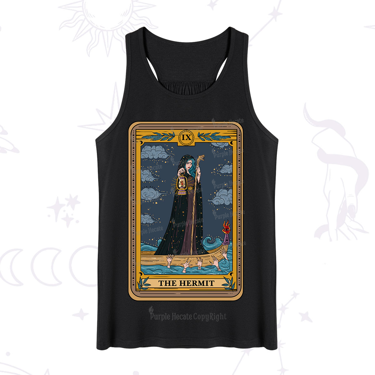 Purplehecate The Hermit Goddess Tarot Tank