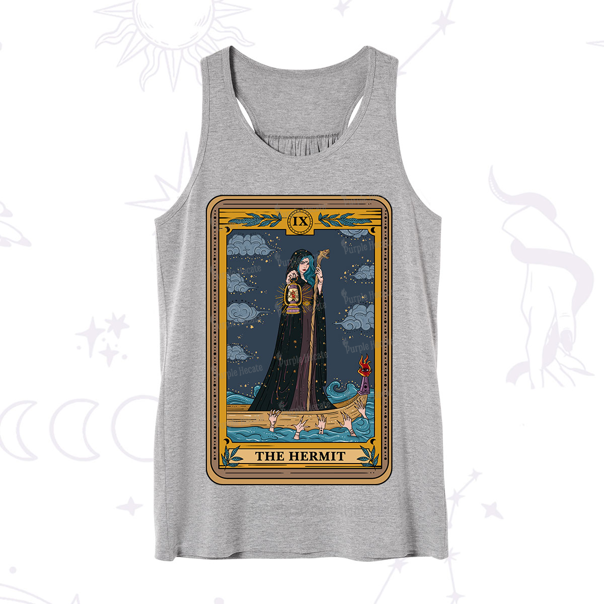 Purplehecate The Hermit Goddess Tarot Tank