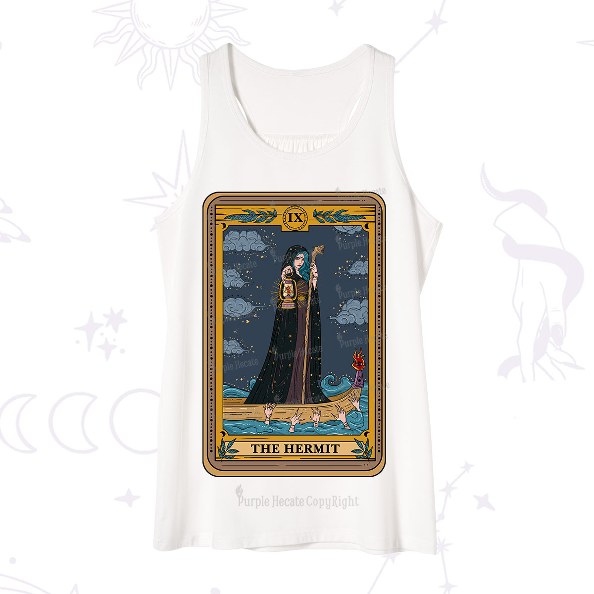 Purplehecate The Hermit Goddess Tarot Tank