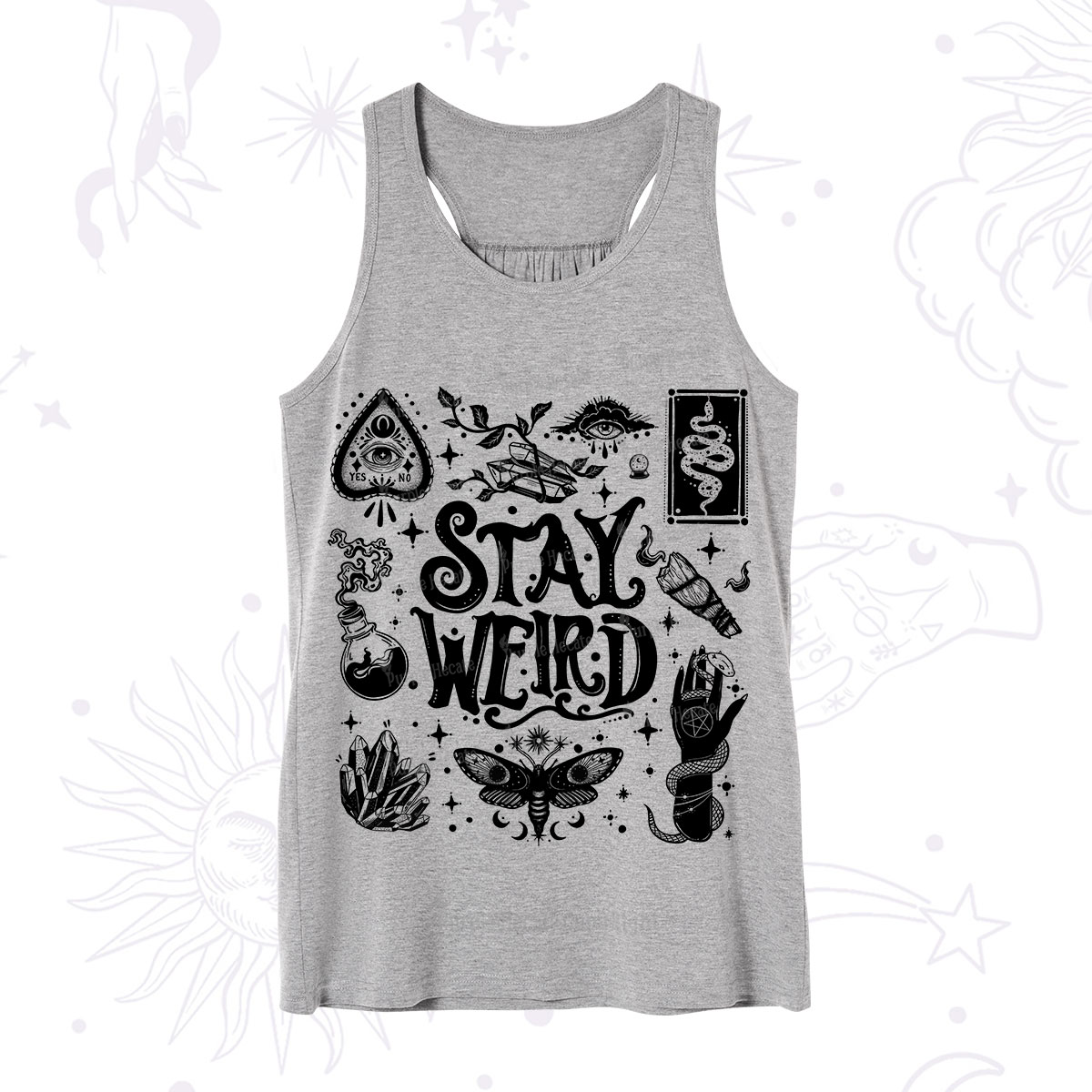 Purplehecate Stay Weird and Witchy Tank