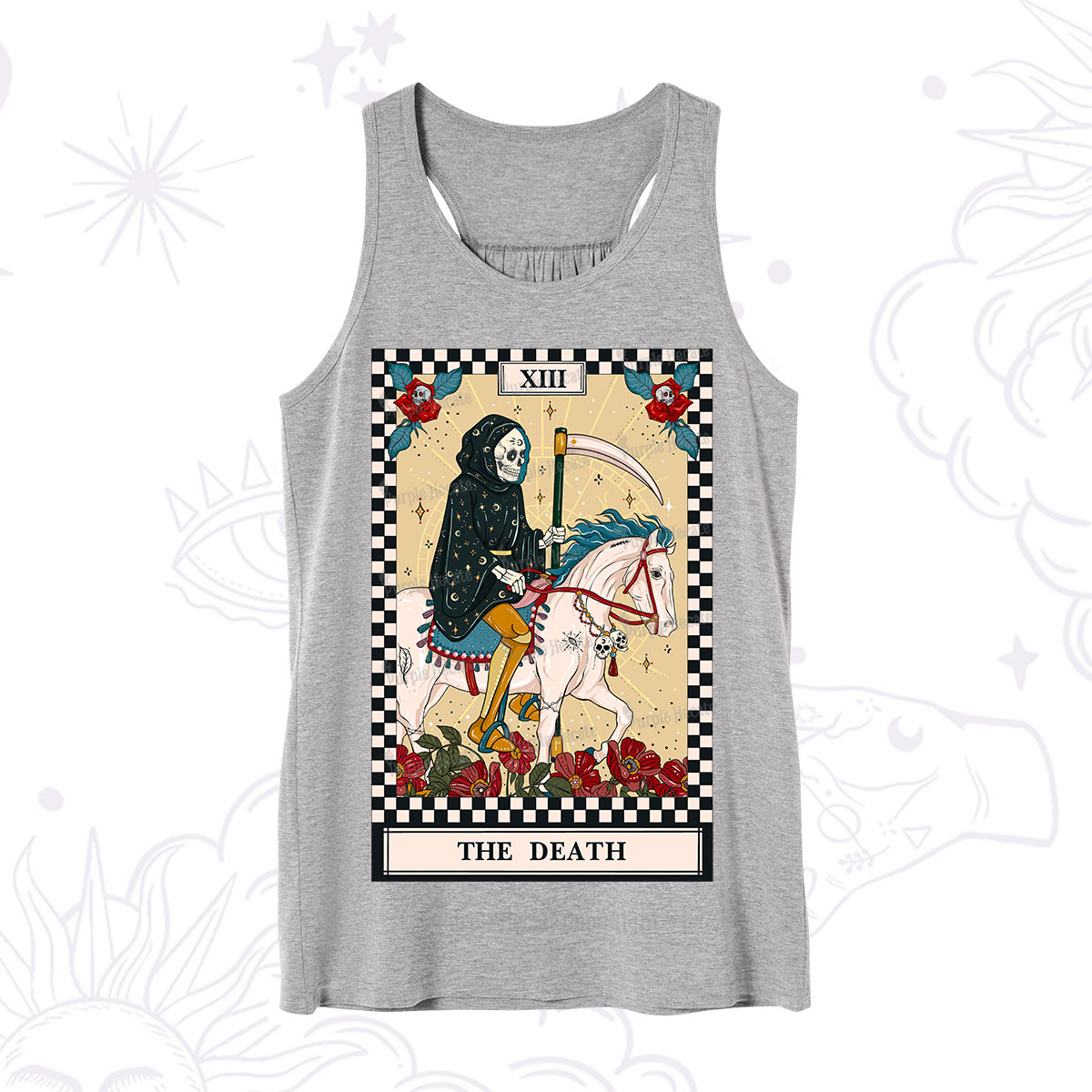 Purplehecate The Death Tarot Skeleton Tank