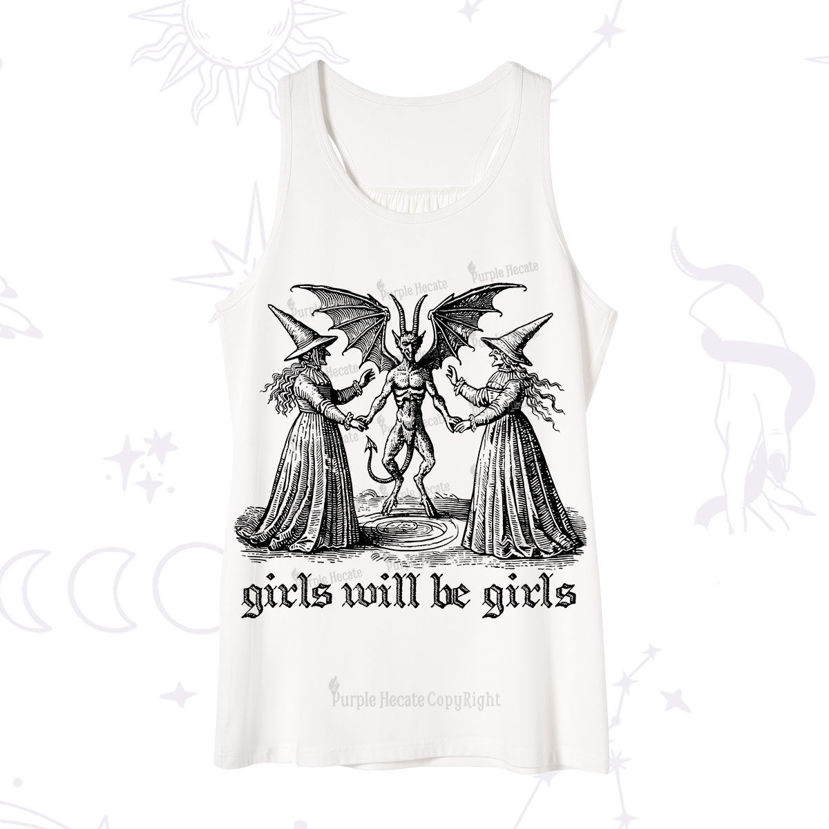 Purplehecate Witch Girls Will Be Girls Tank